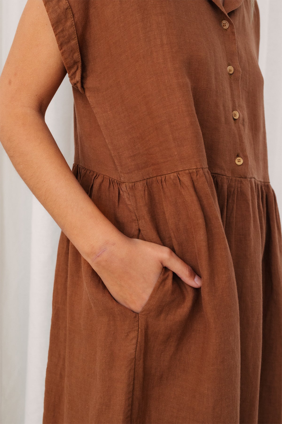 sustainable dress with pockets