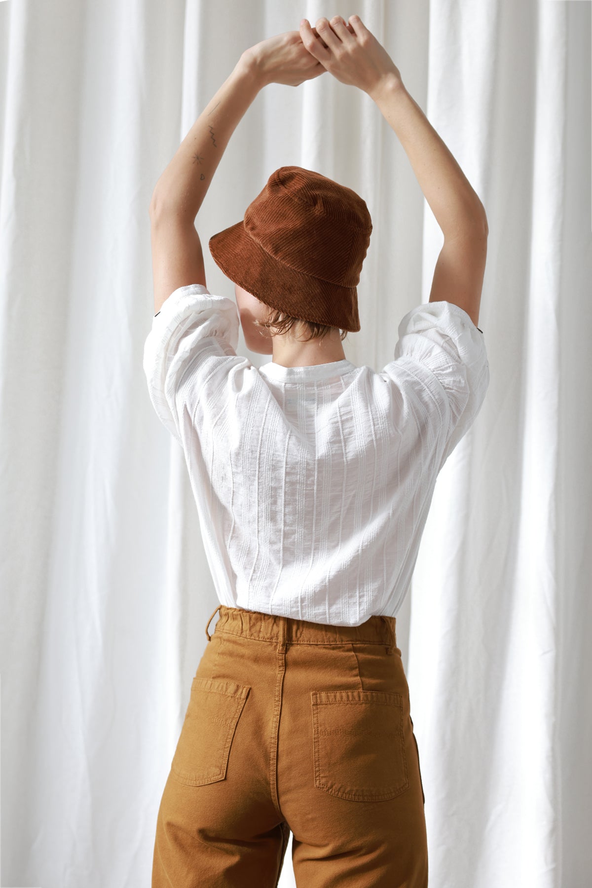 Organic cotton short sleeve shirt for women