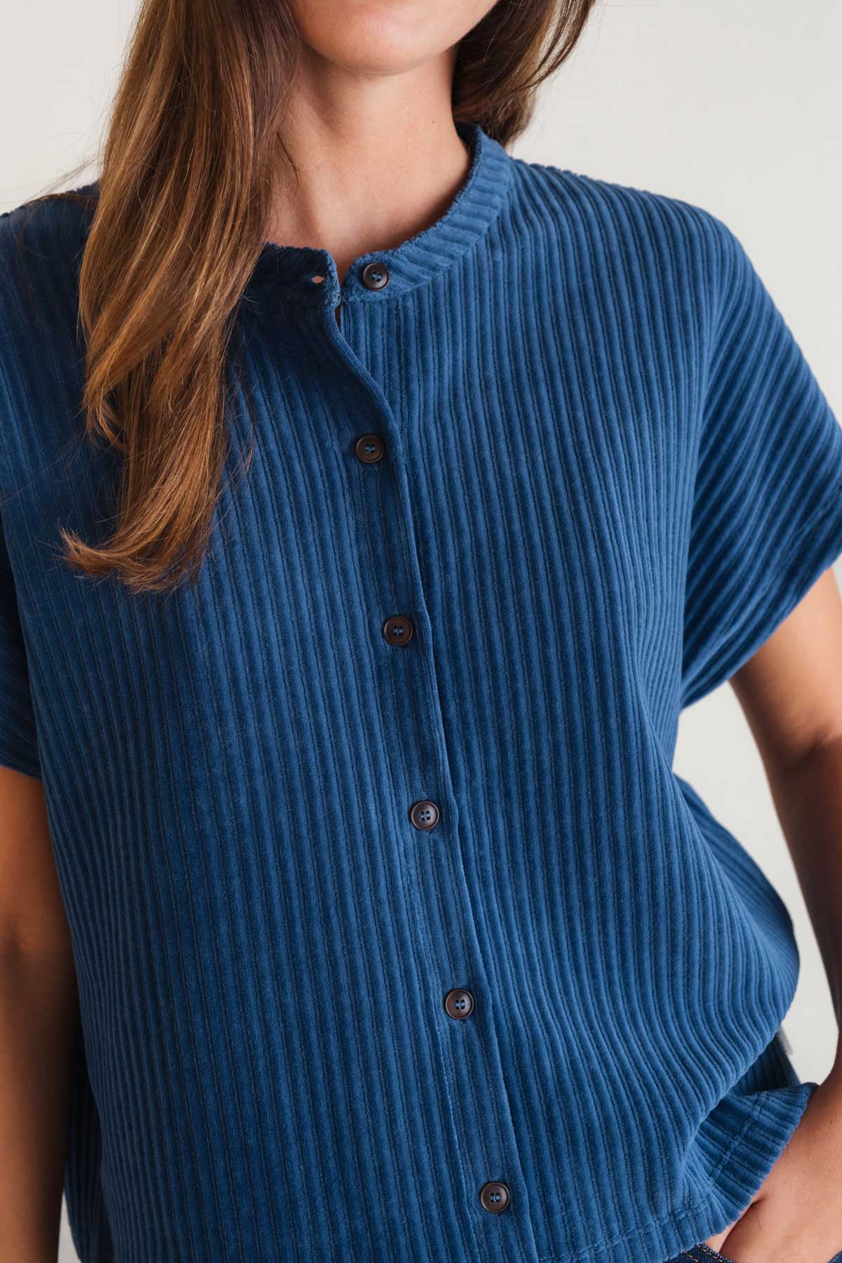 Lightweight ribbed vest crafted responsibly