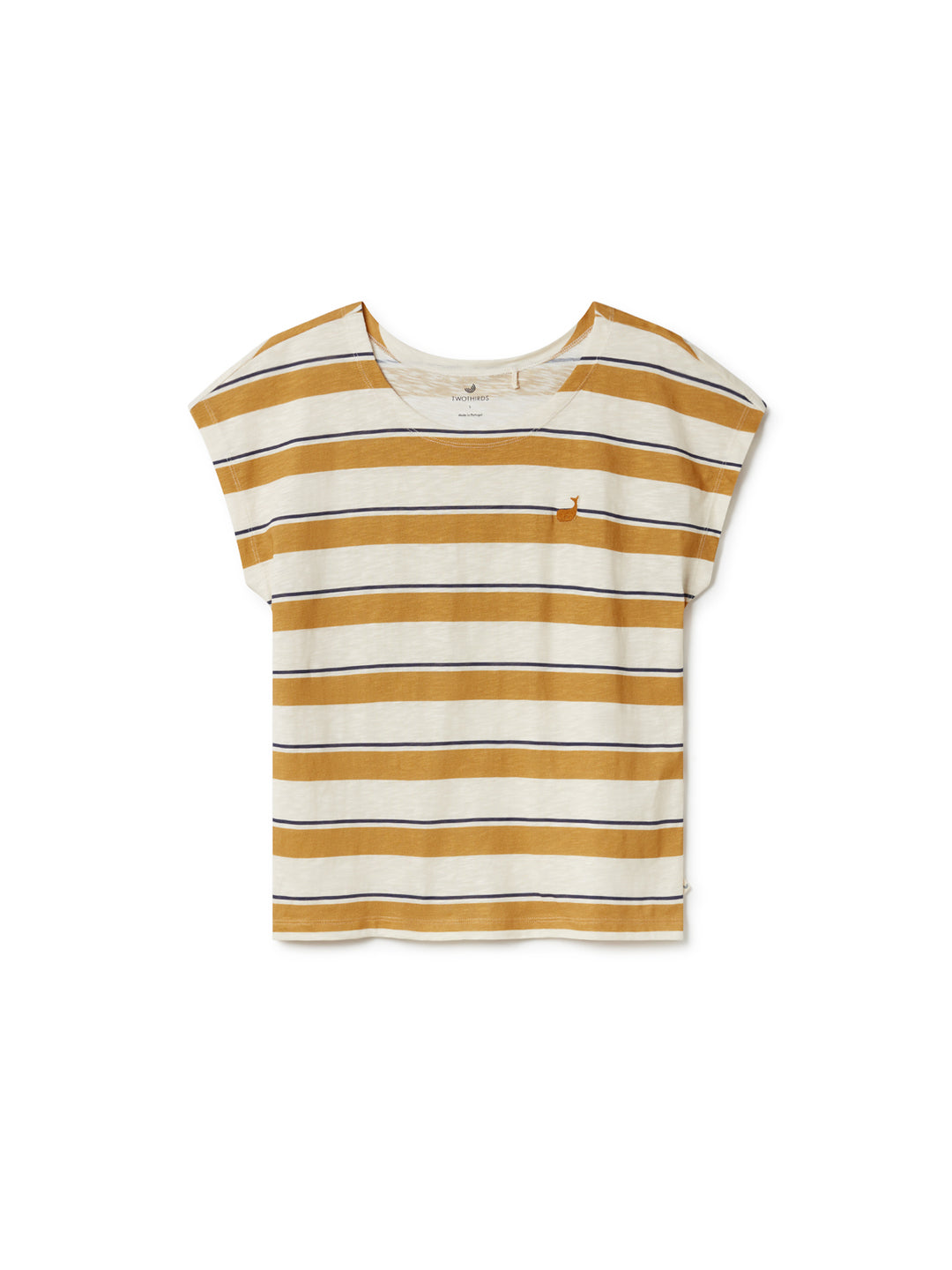 Evia - Mustard/Navy Stripes