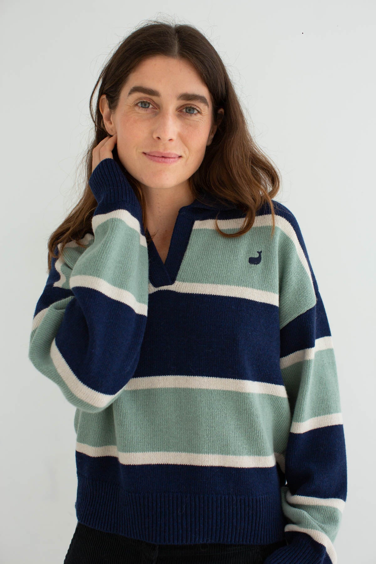 Gando - Sage Green Stripes