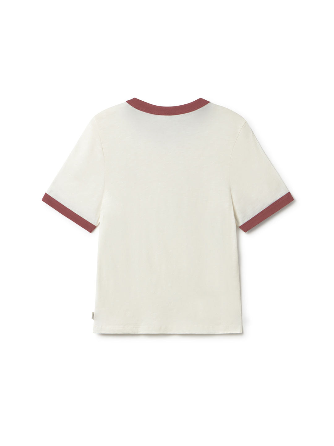 Soft cotton ringer teen in cream