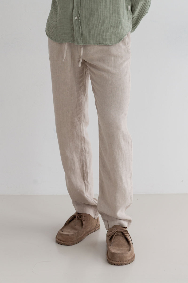 Pants Men - Kotomo - Natural | Fair Fashion by TWOTHIRDS