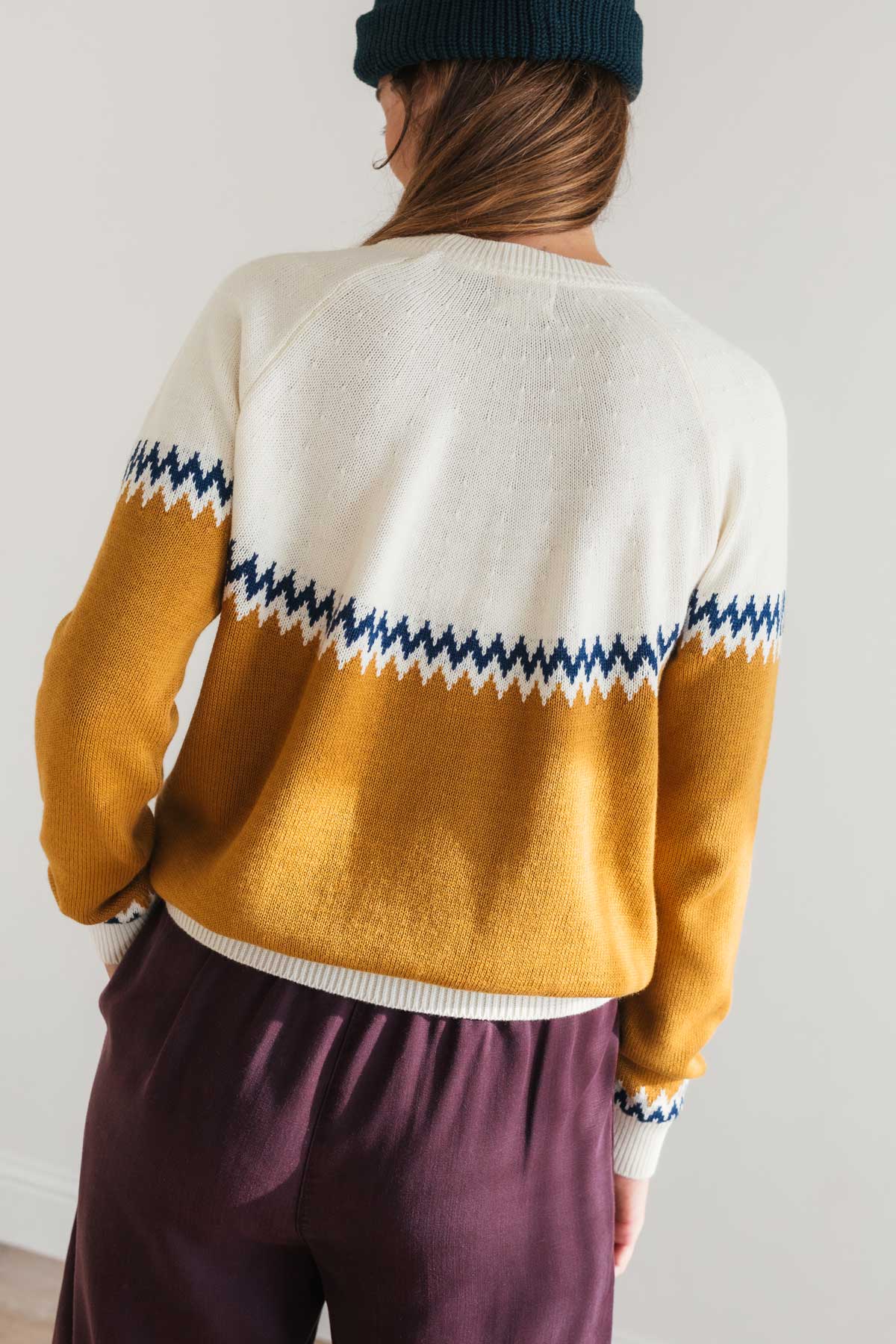 Recycled-wool sweater