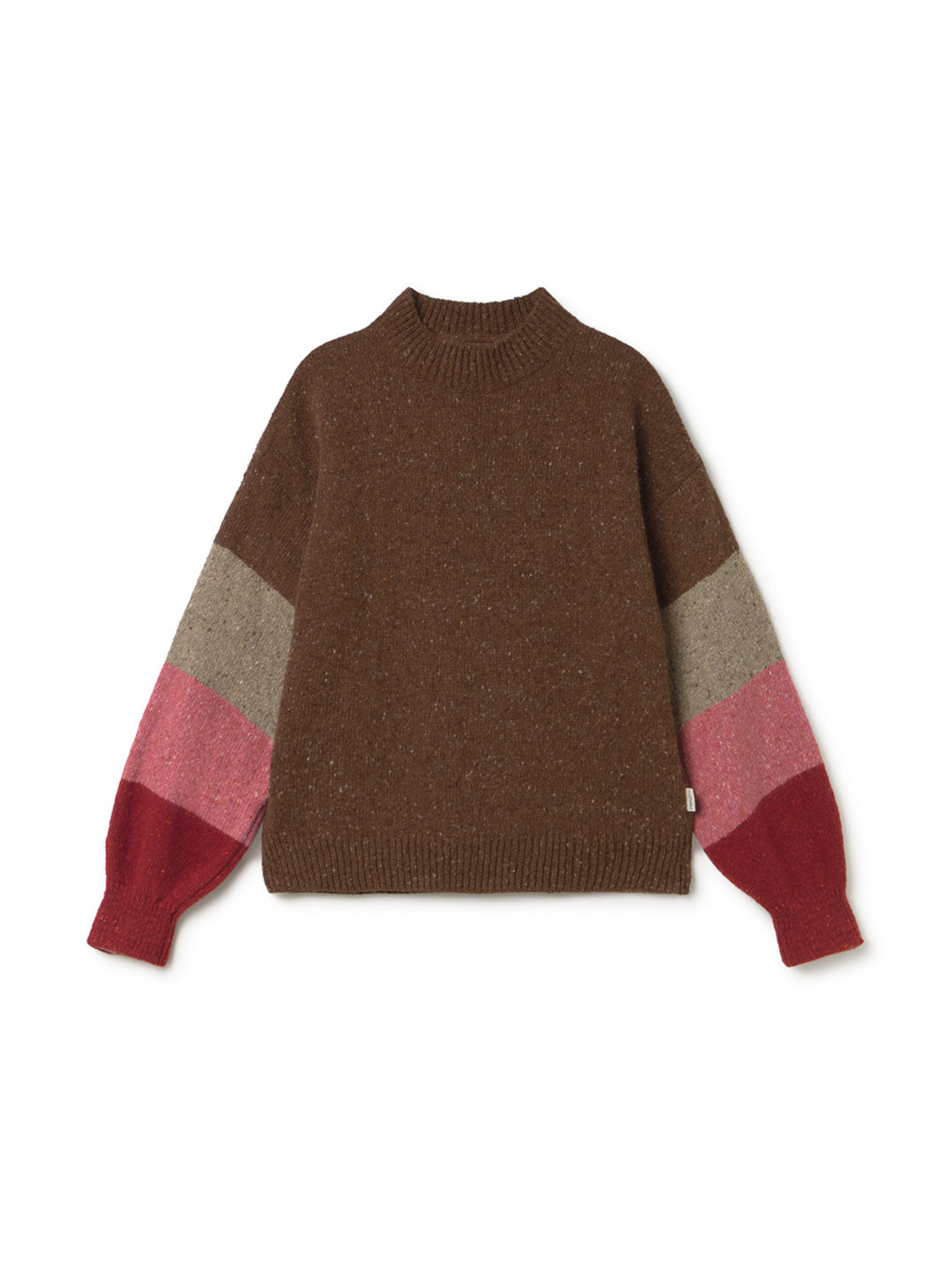 Colorblock knit sweater