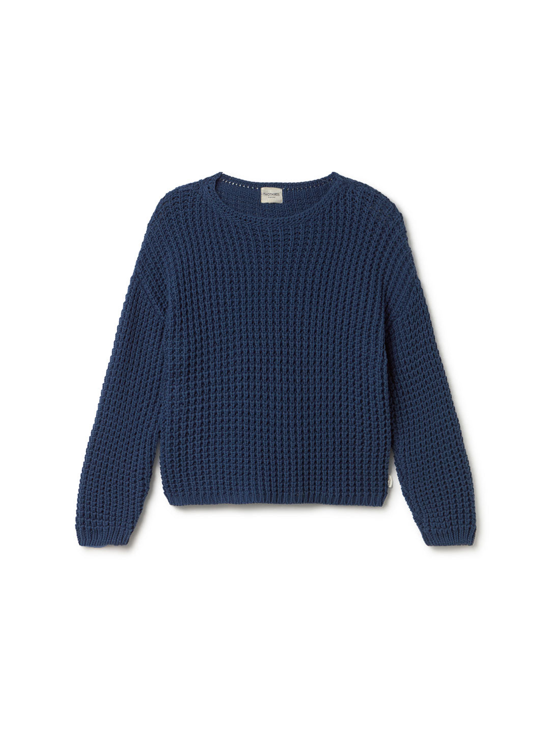 Navy chunky knit sweater