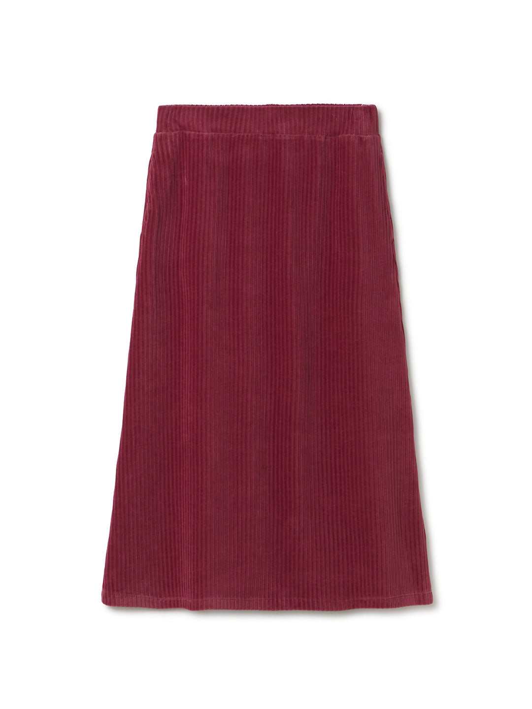 Burgundy corduroy women’s skirt