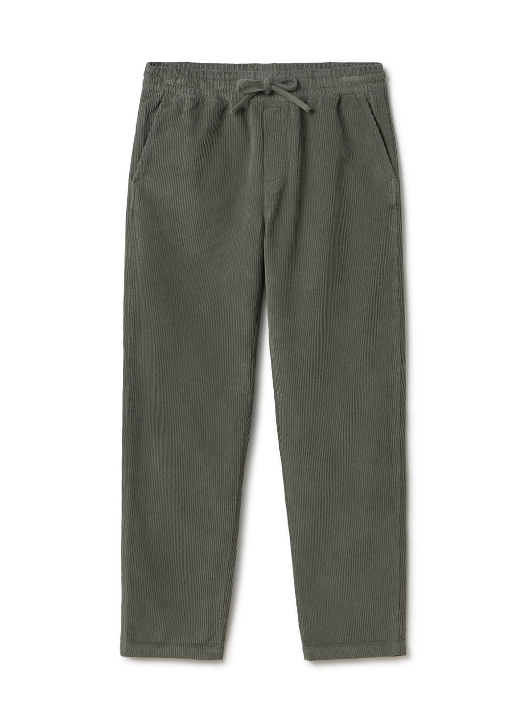 Agave green corduroy pants men front