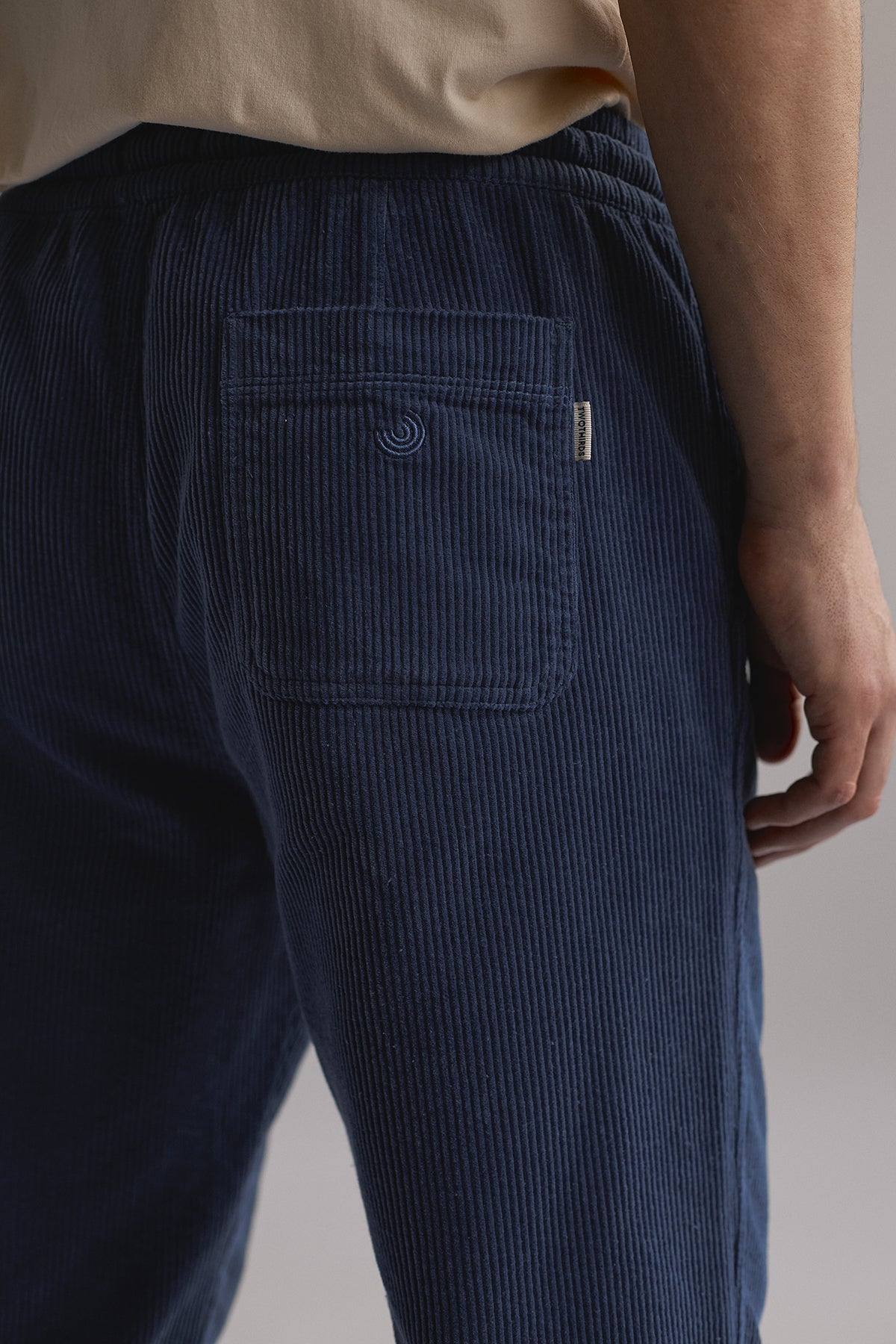 soft pesticide-free organic cotton indigo pants