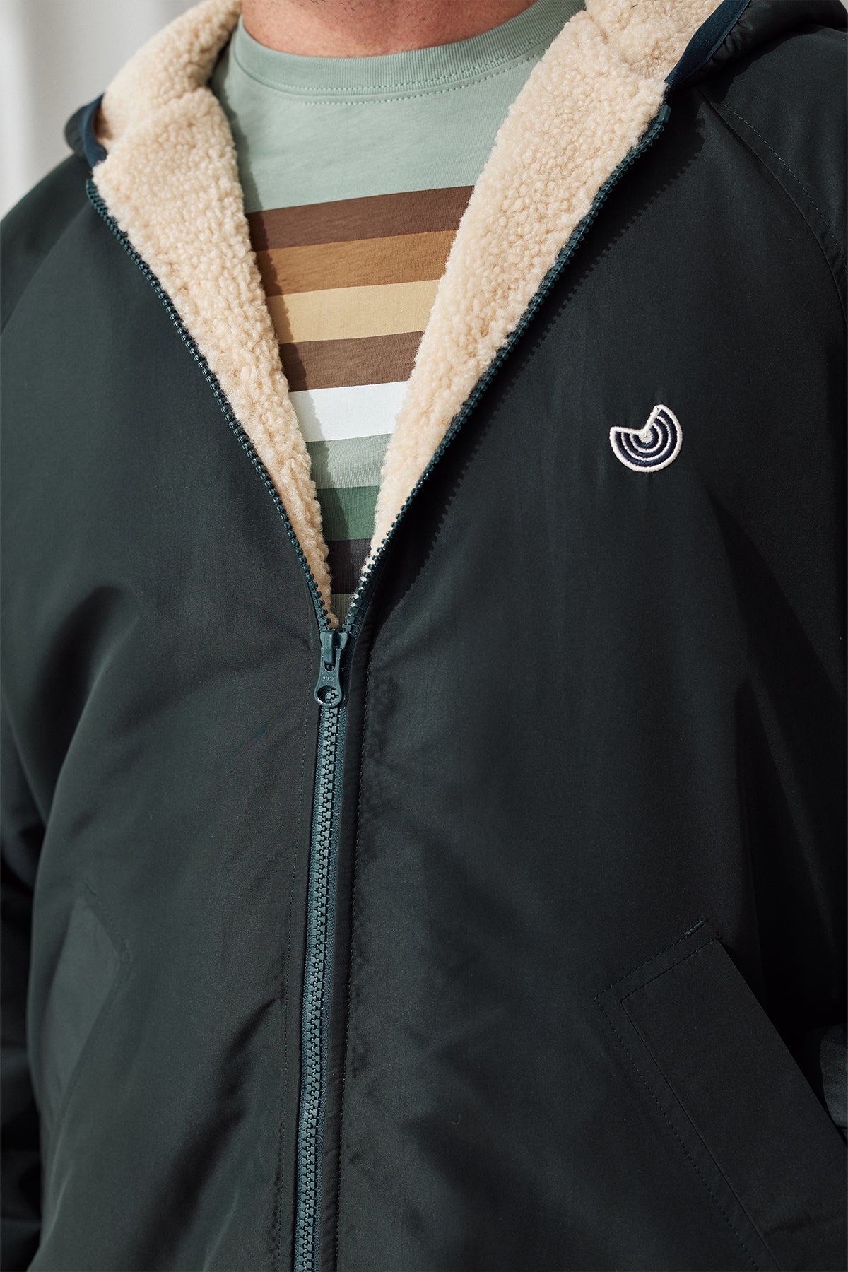 meta-preview, Sustainable fleece-lined winter coat