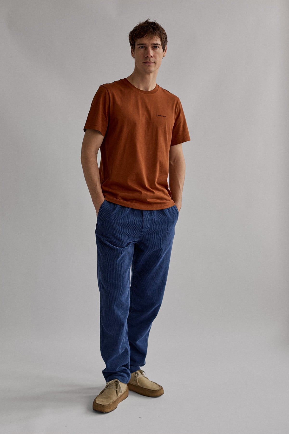 relaxed ocean-friendly brown shirt