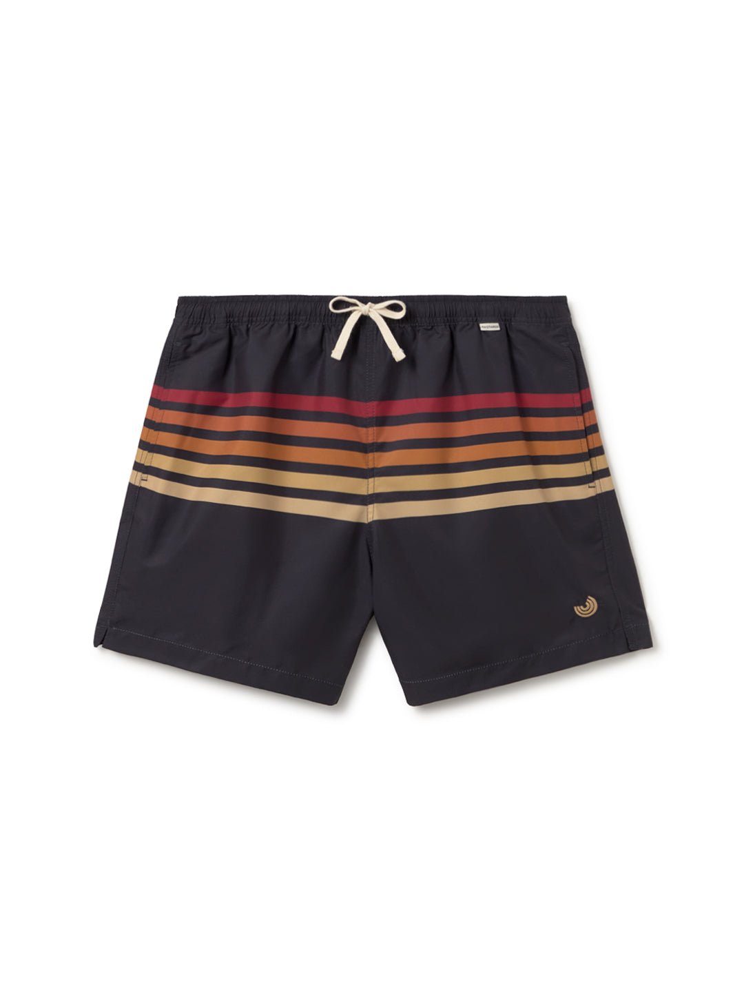 Board shorts stripes dark navy men front