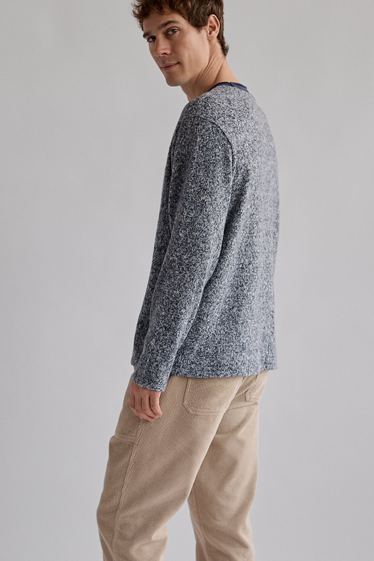 Recycled and organic fabric tricot sweatshirt