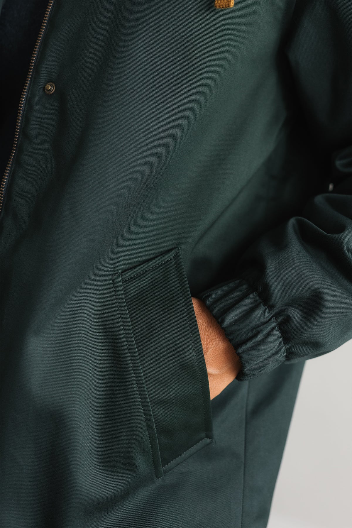 Recycled polyester lined parka