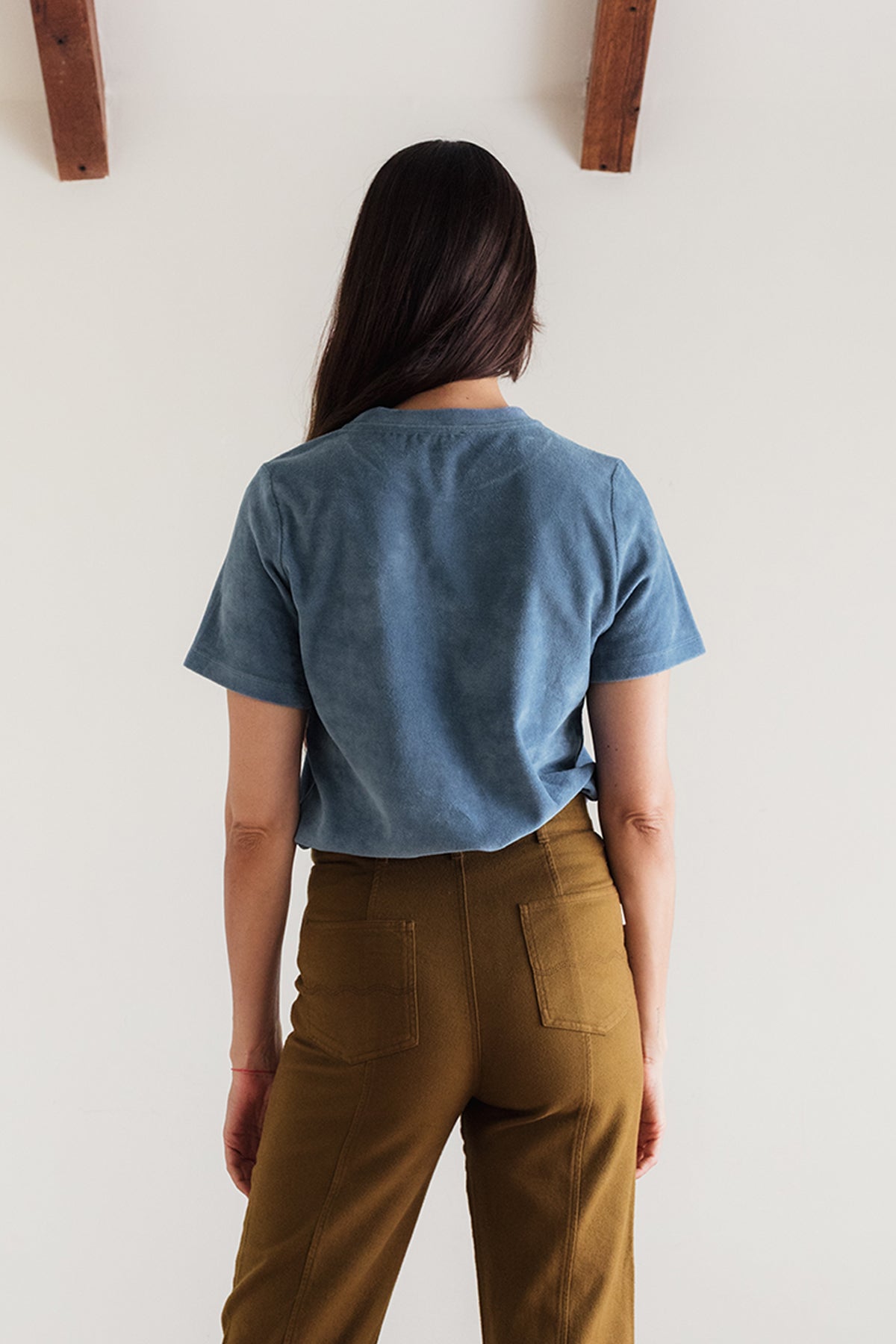 Relaxed fit organic cotton top