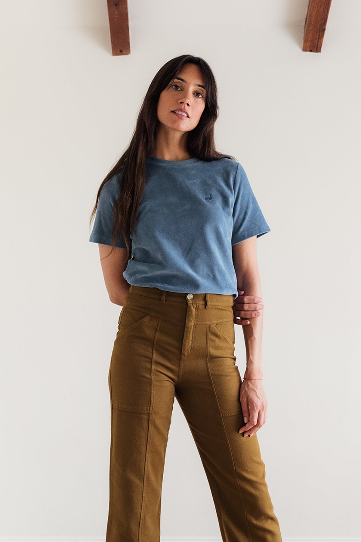 Relaxed fit organic cotton top