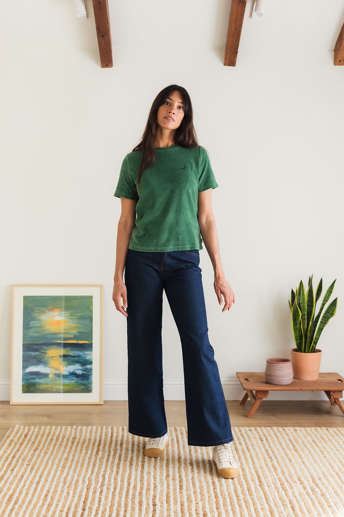 Eco-friendly velvet short sleeve