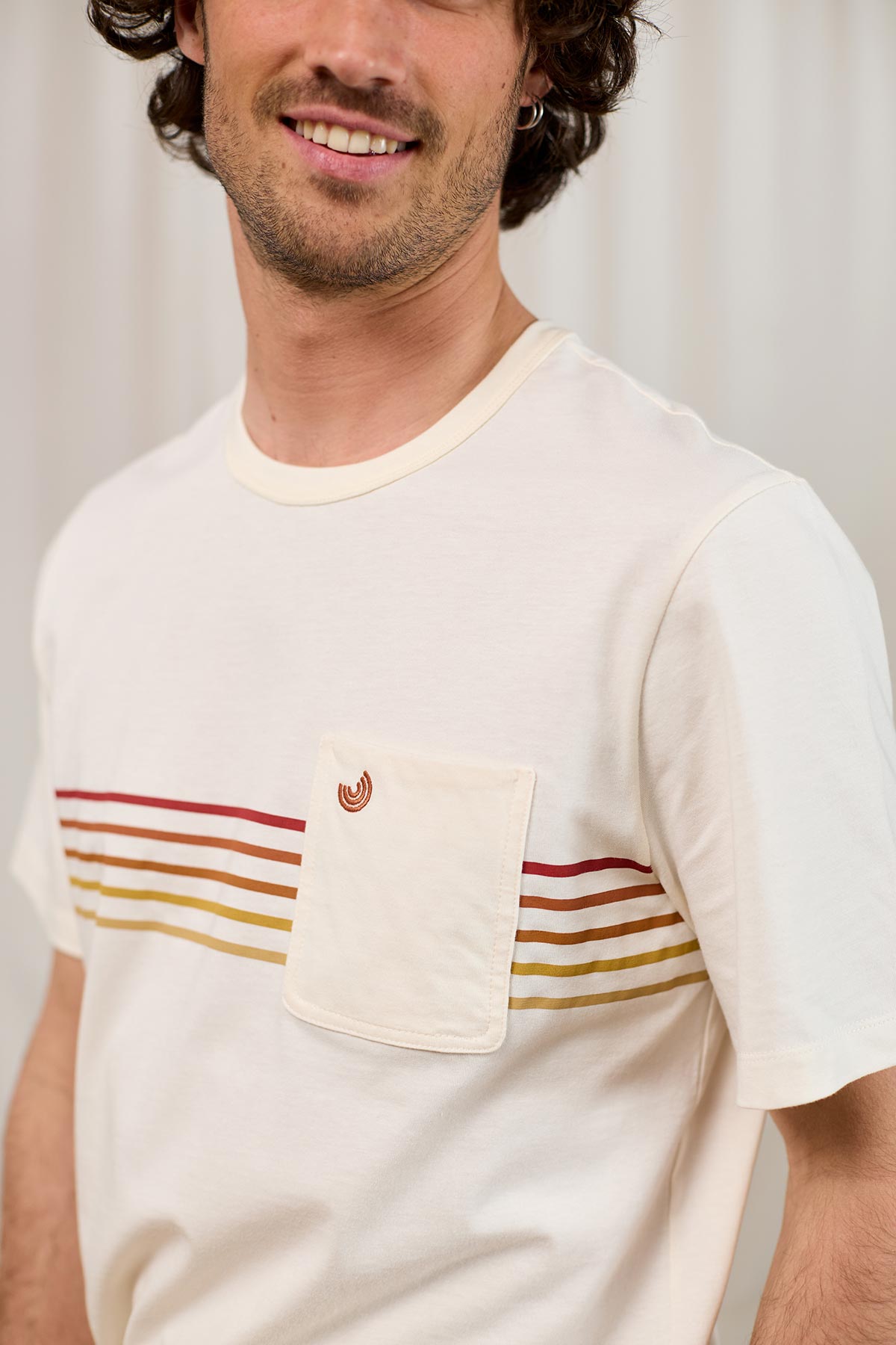 slow fashion striped t-shirt