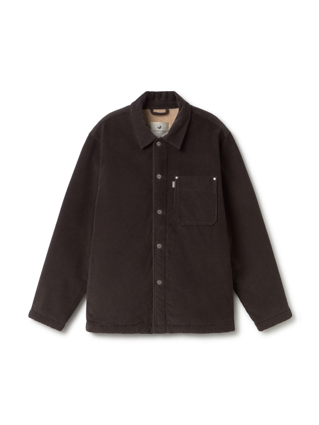 Dark sand Corduroy jacket men front