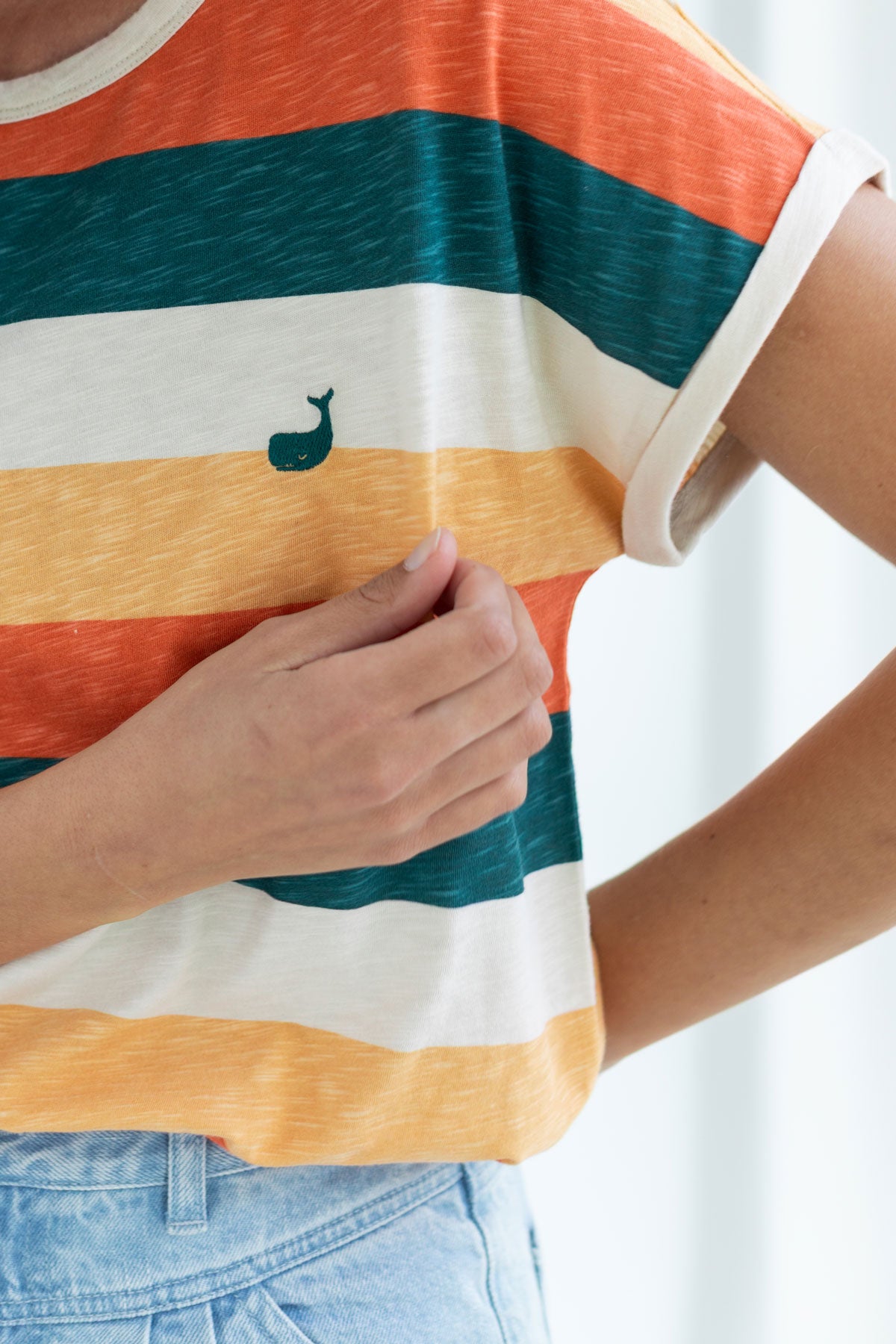 sustainable fashion dropped shoulder tee