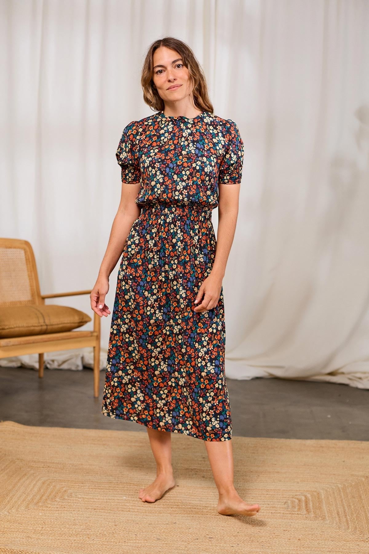 twothirds wild forest maxi dress