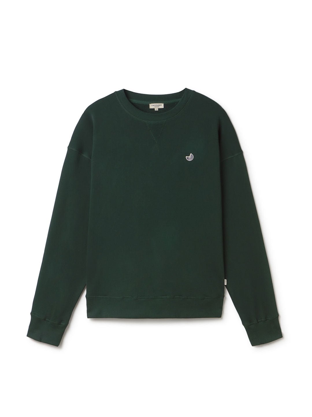 Dark green Organic cotton sweatshirt men front