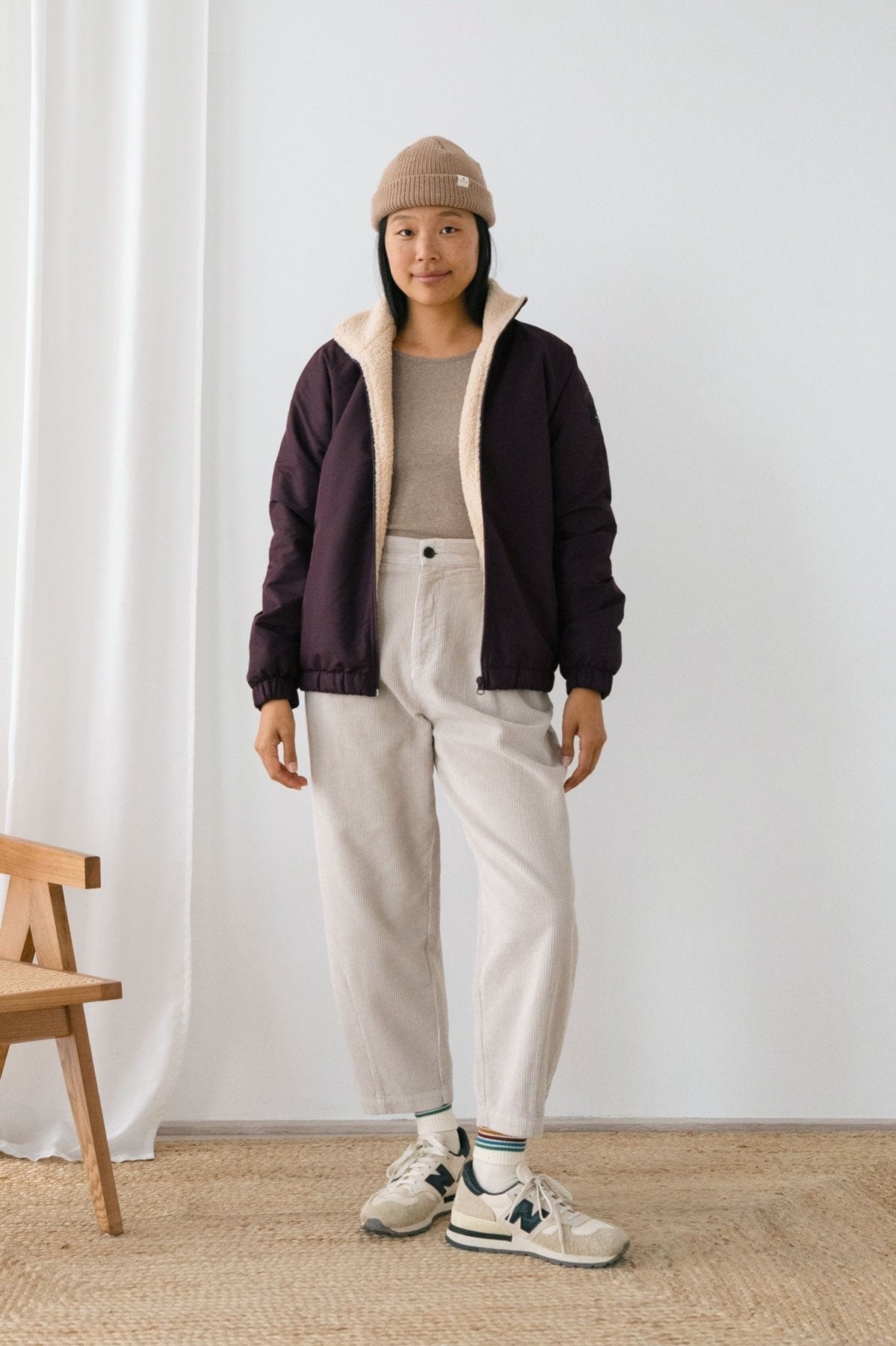 Haruku Corduroy - Feather Grey