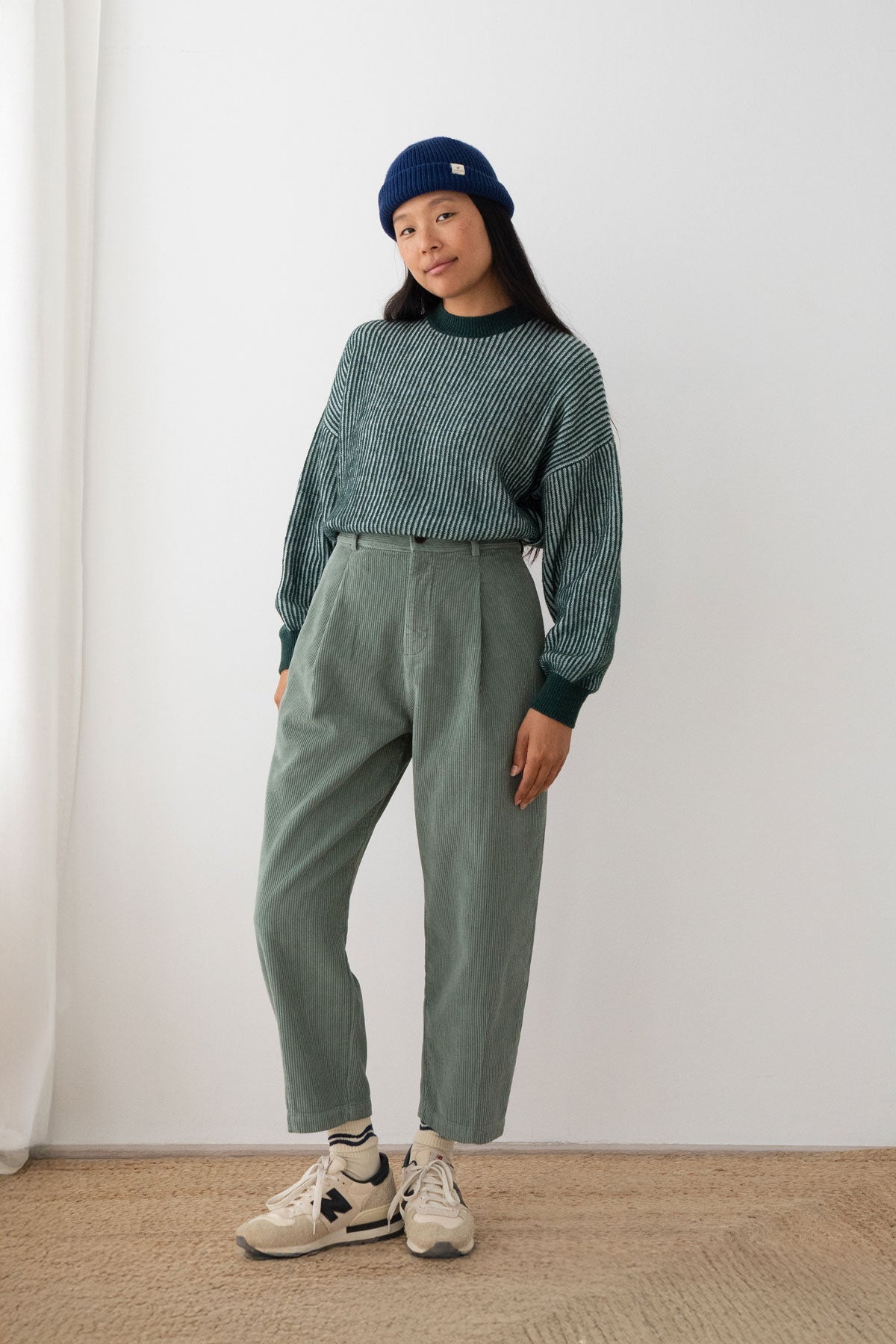 Haruku Corduroy - Washed Green