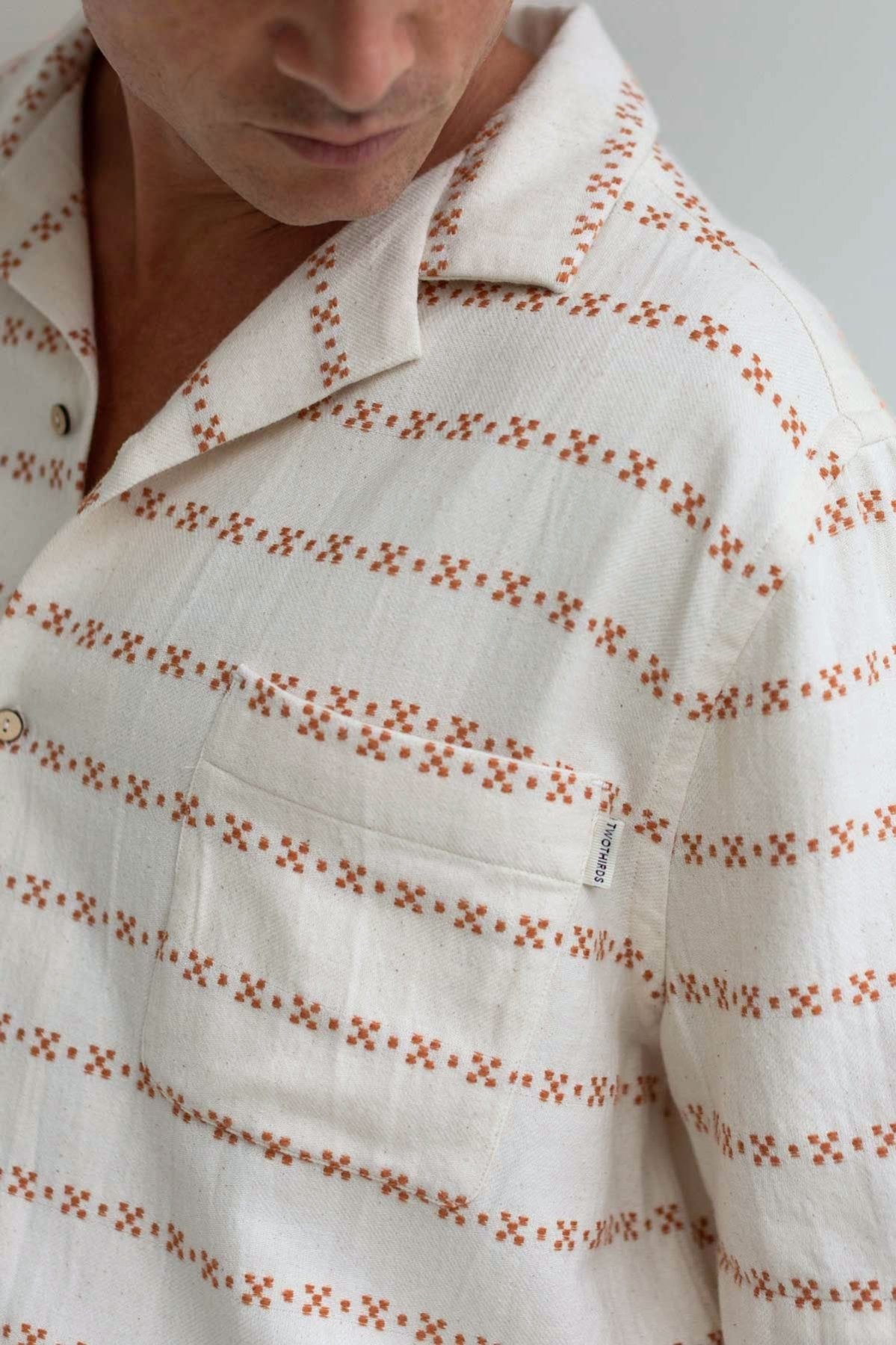 Heringsdorf - Ecru/Adobe Jacquard