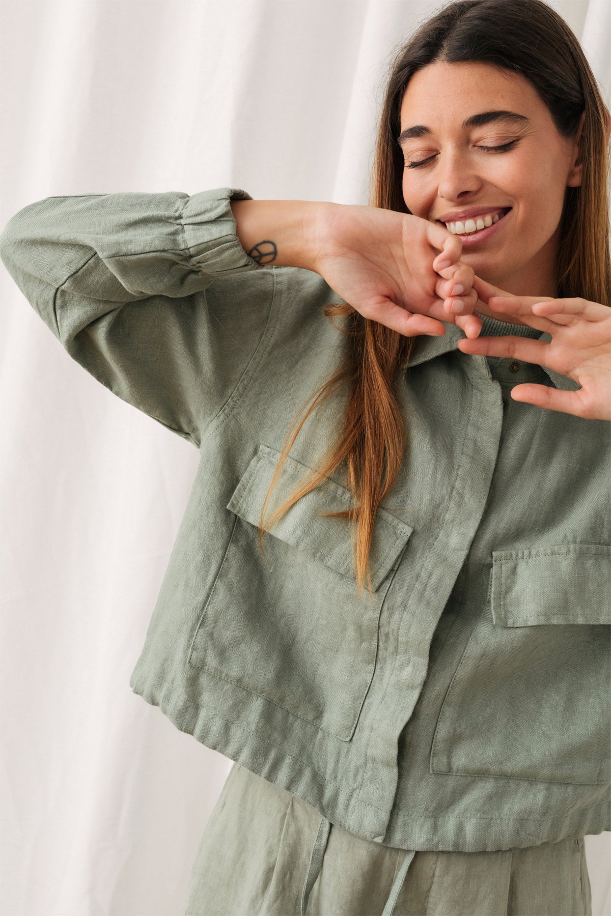 linen jacket for women