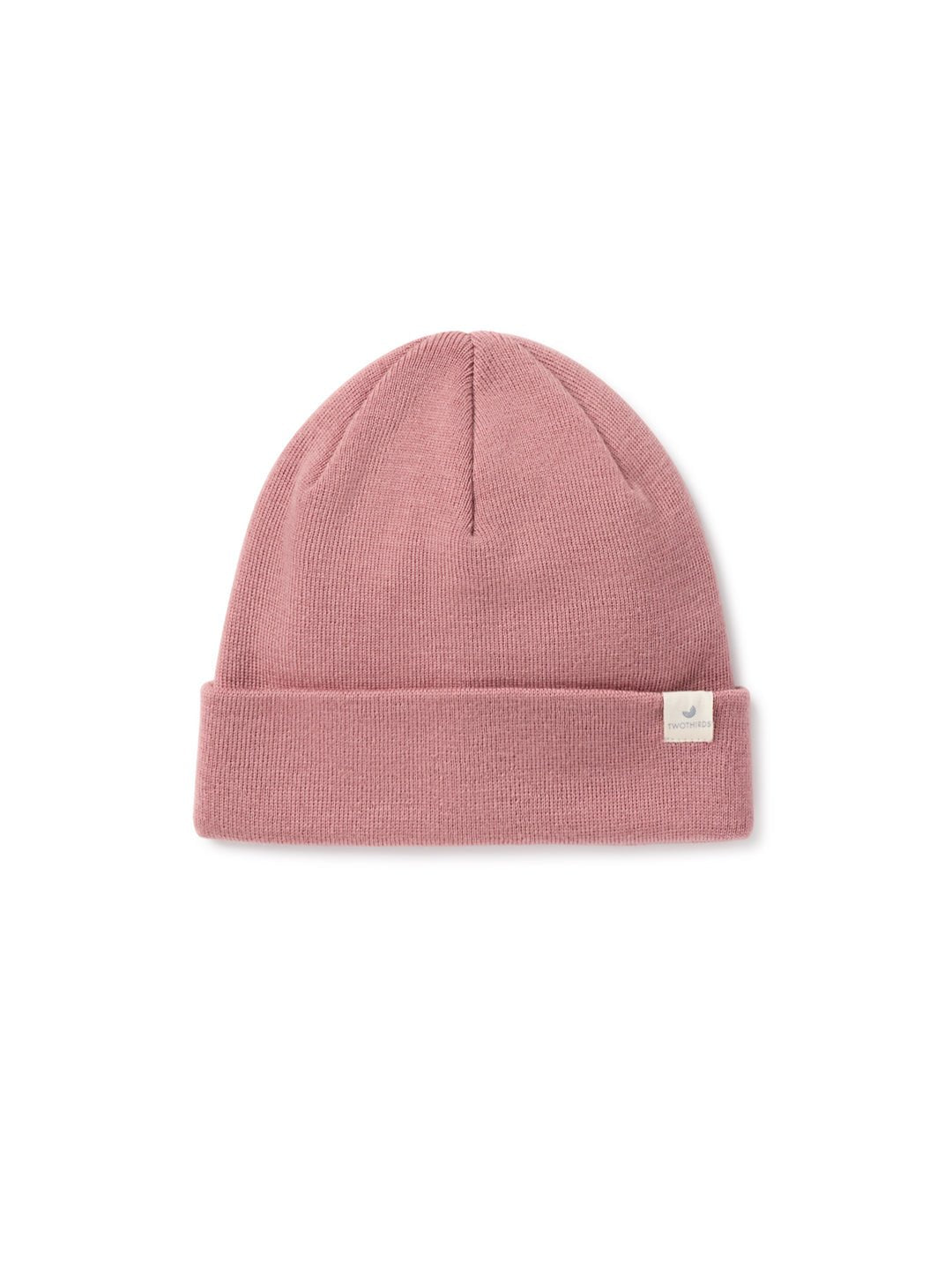 Pink Merino wool beanie