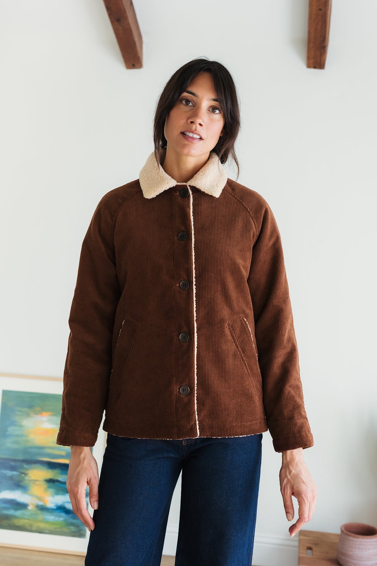 Mulesing-free wool women’s jacket