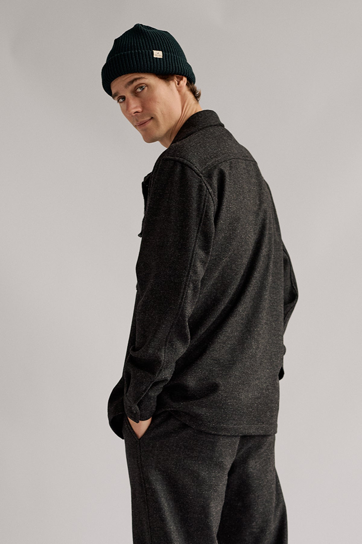 smart casual wool overshirt