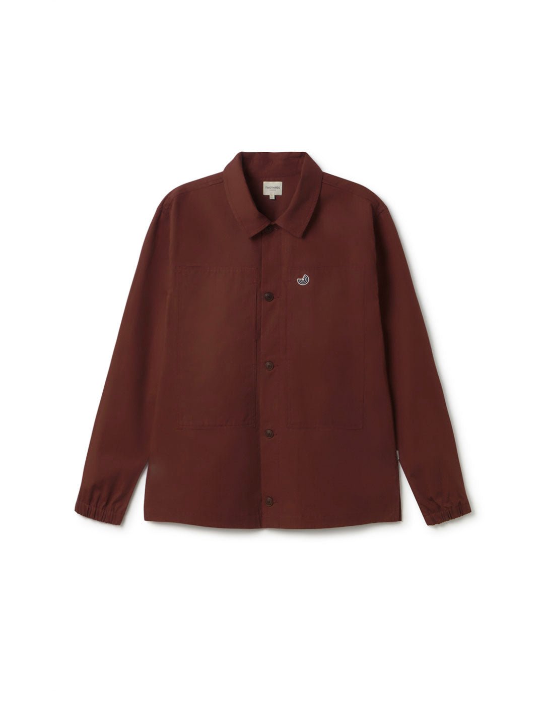 Russet Organic cotton ripstop overshirt men front