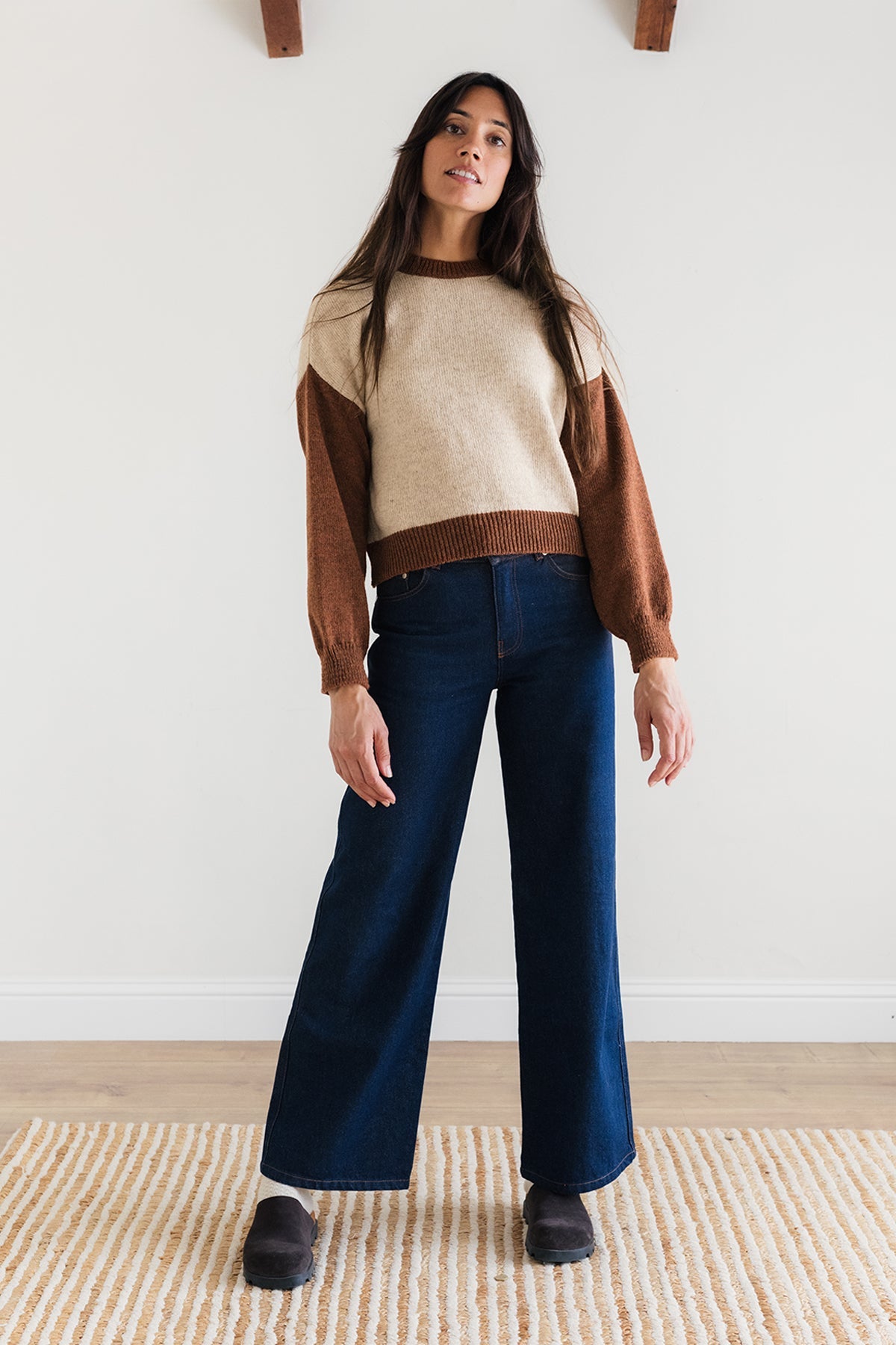 Oversized eco-friendly winter knit