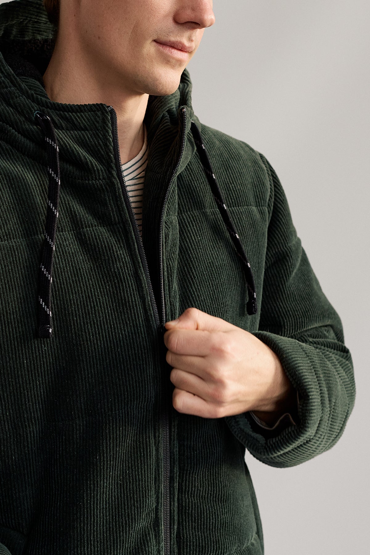 Dark green corduroy jacket