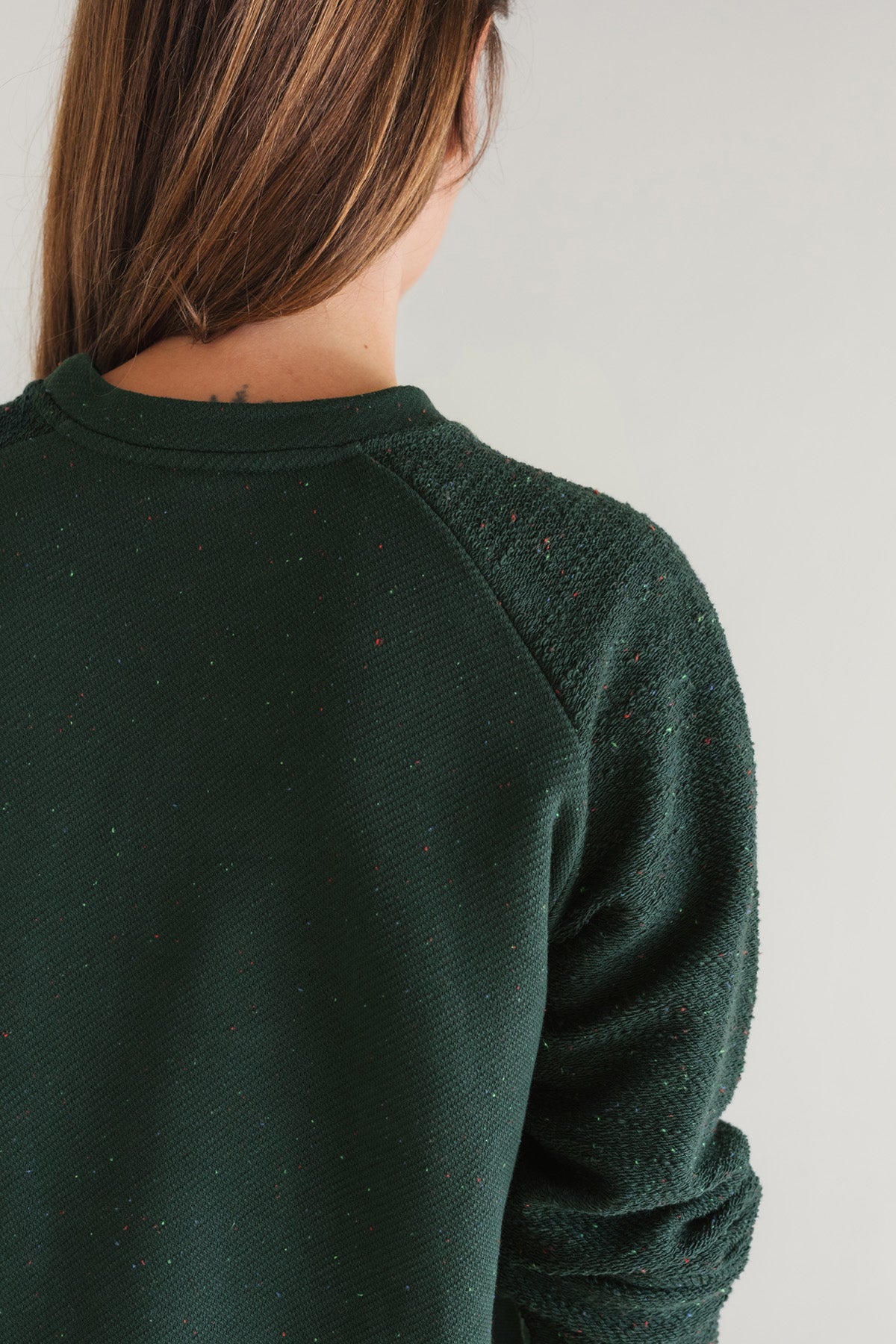 Recycled cotton blend sweater