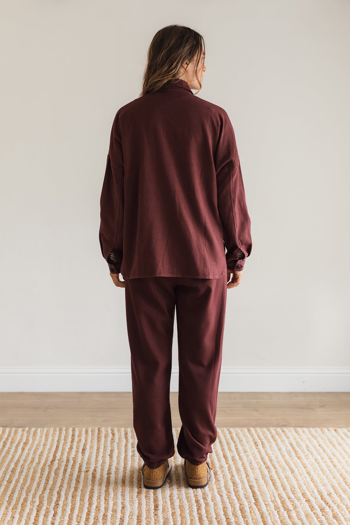 Conscious men’s rust overshirt