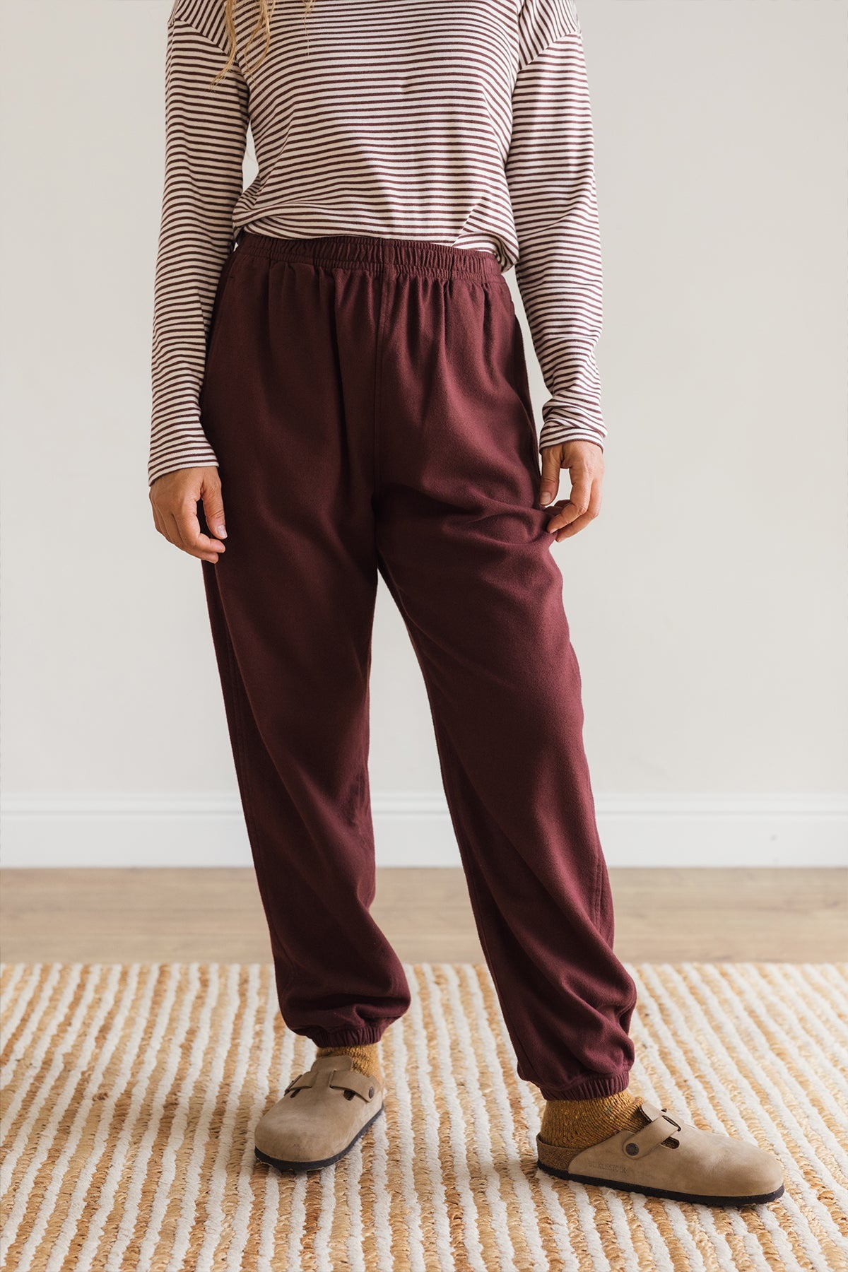 meta-hover, Organic cotton russet pants