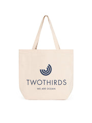 TWOTHIRDS Logo Tote Bag - Ecru - Ecru / U