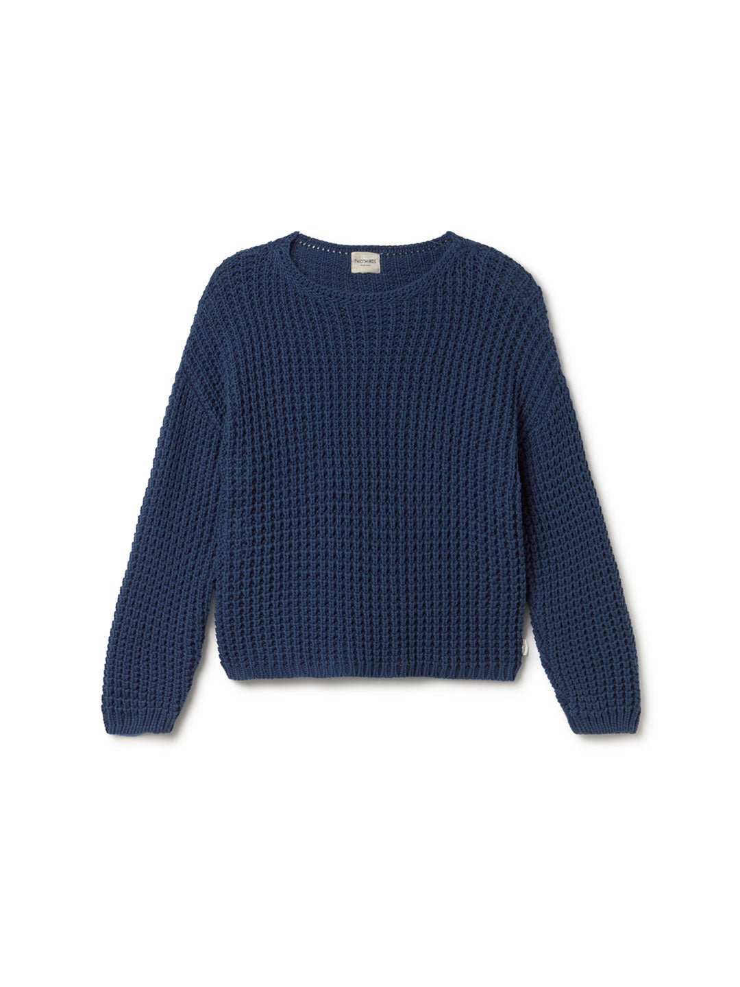 Navy chunky knit sweater