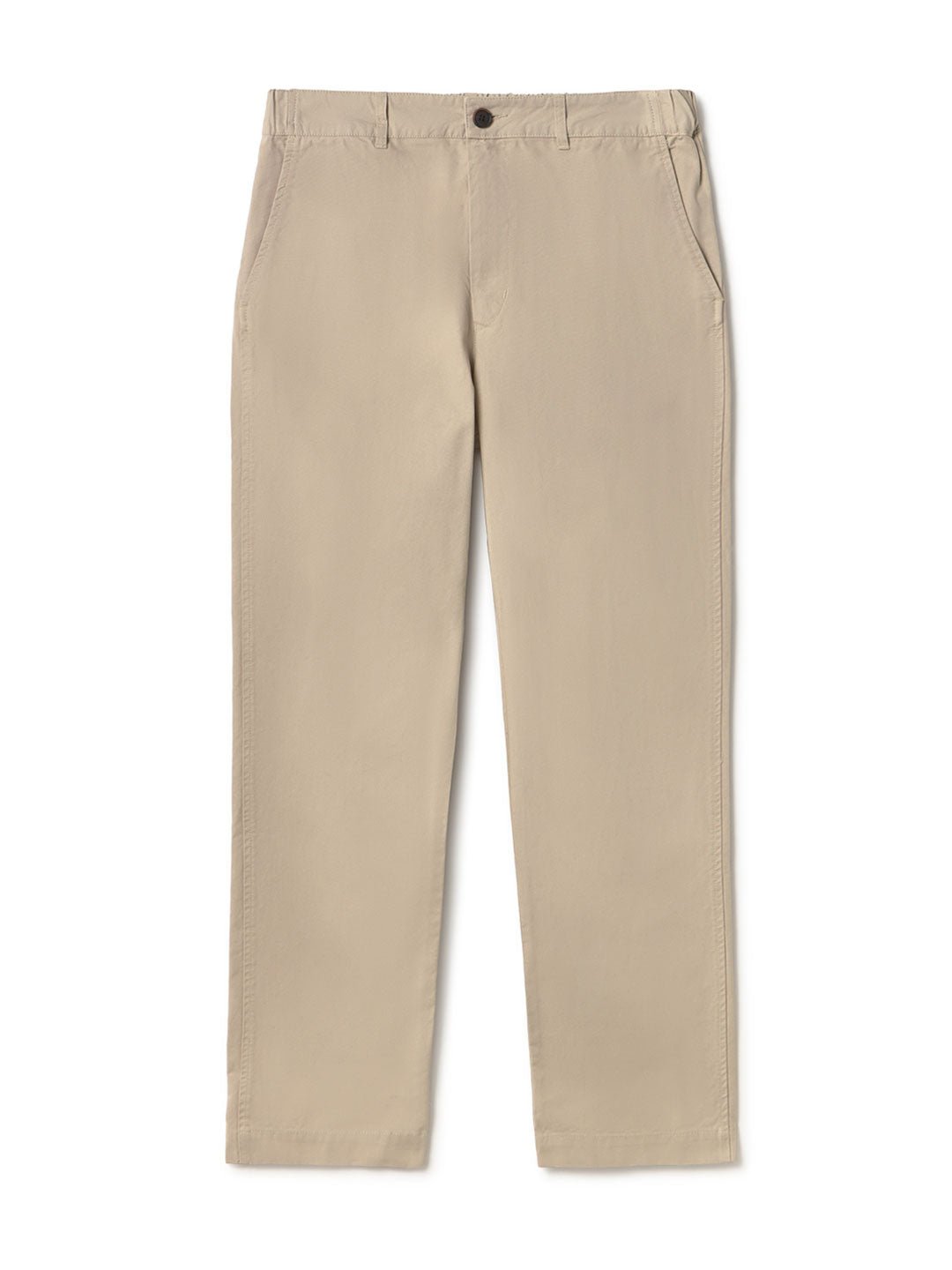 Feather grey Organic cotton canvas pants men front