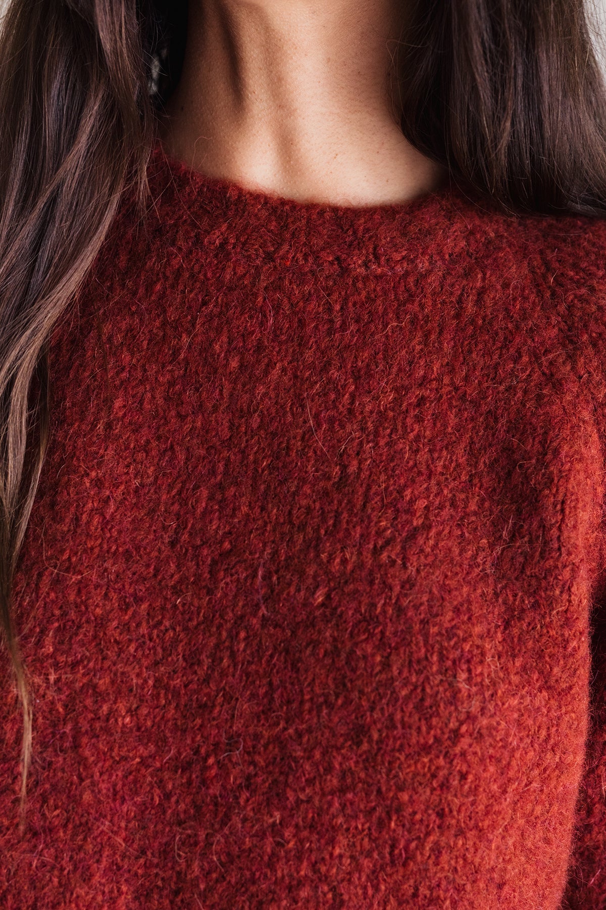 Warm alpaca mix knitwear