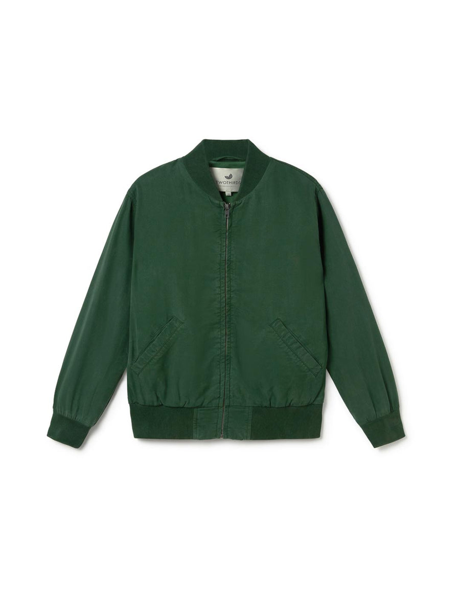 Jackets Women - Vulcano - Dark Green | Fair Fashion by TWOTHIRDS
