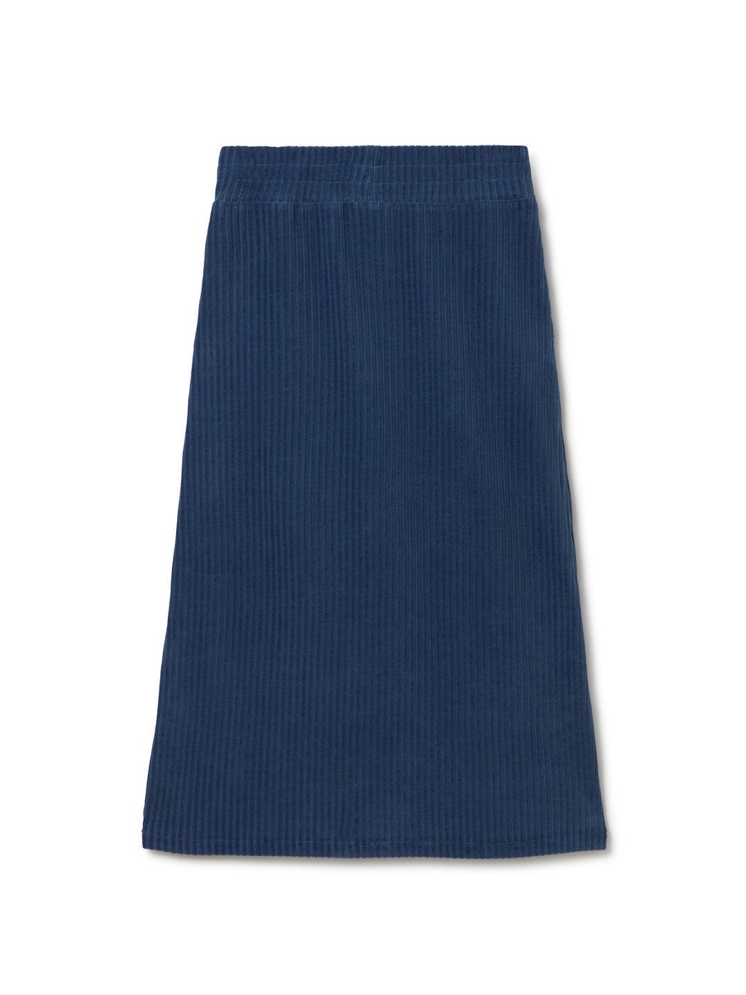Sustainable vegan blue skirt