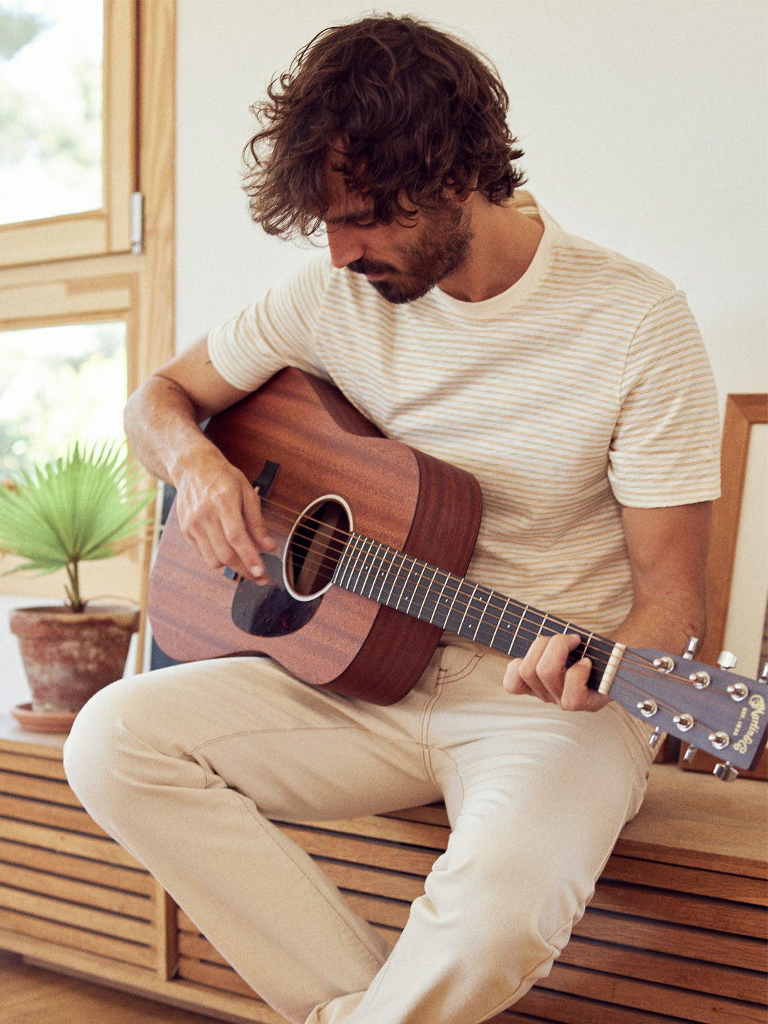 Livingston - Beige Stripes