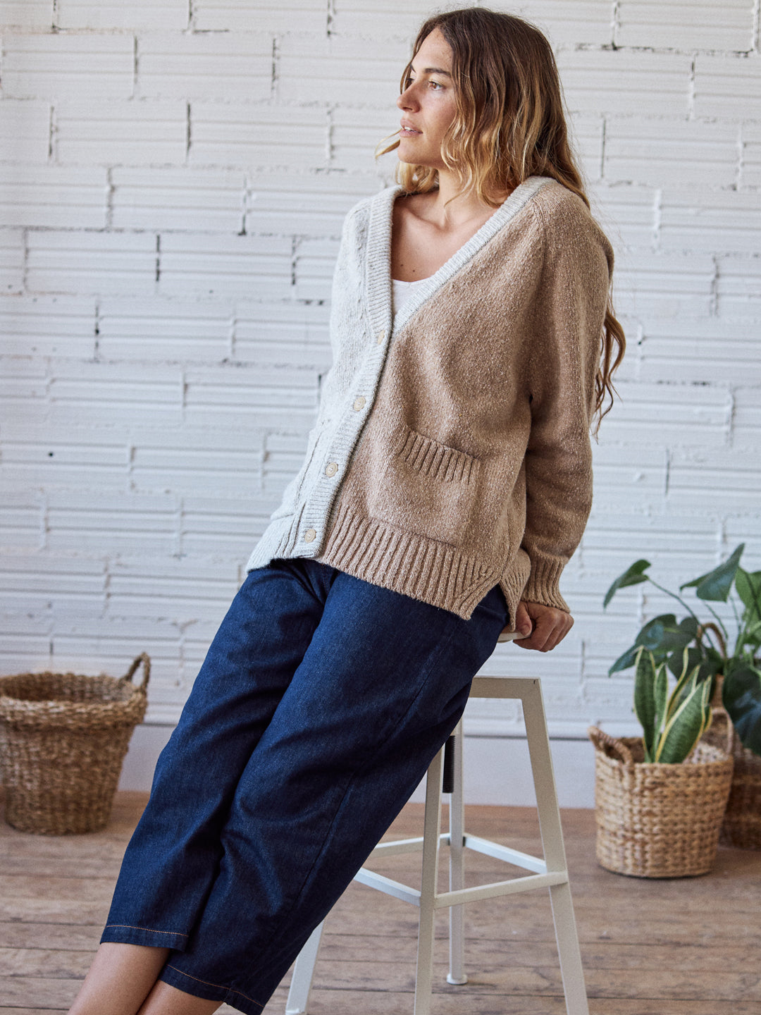 Chimanas - Block Colour Beige