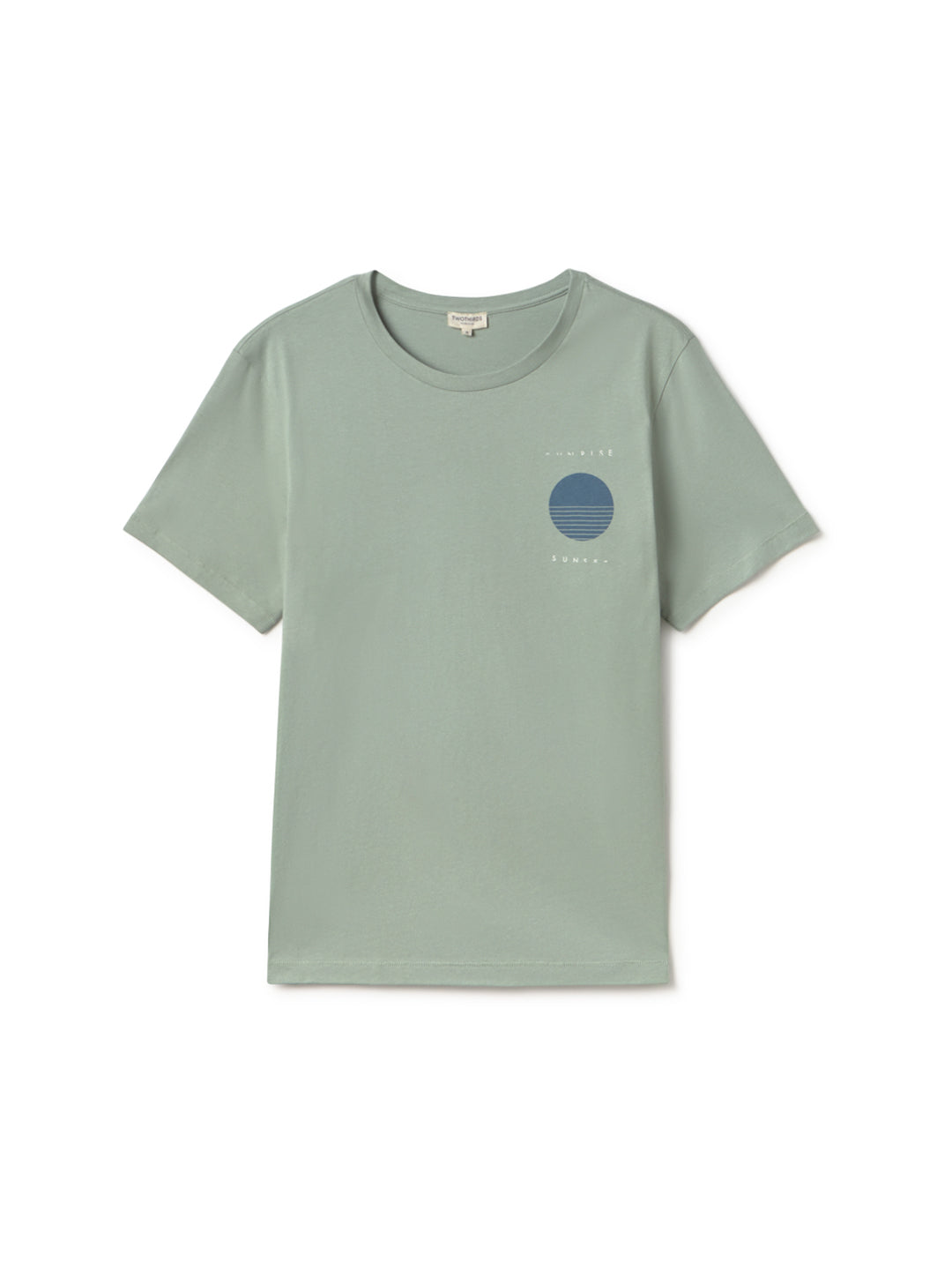 Orient green roundneck t-shirt men front