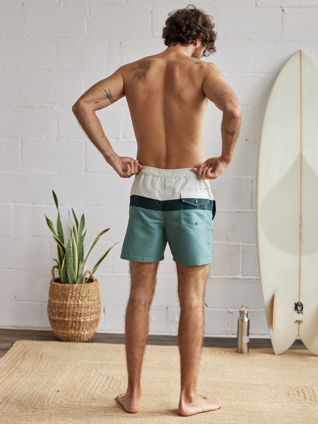 Longana - Colour Block Green