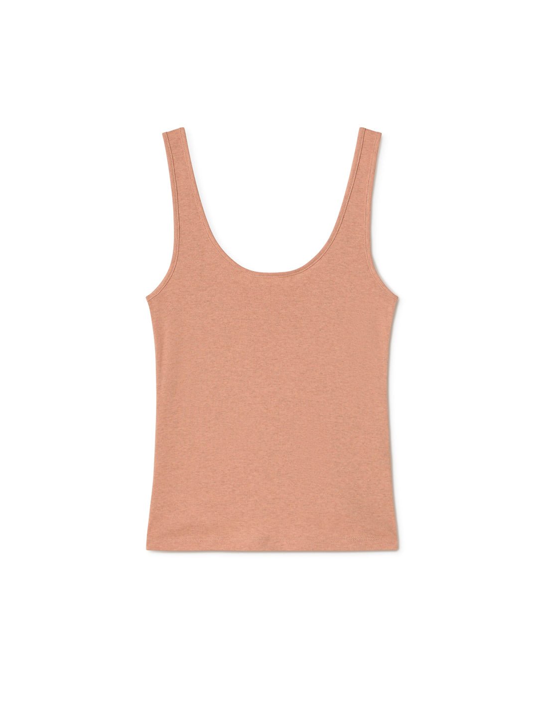Recycled Rib Tank - Peach